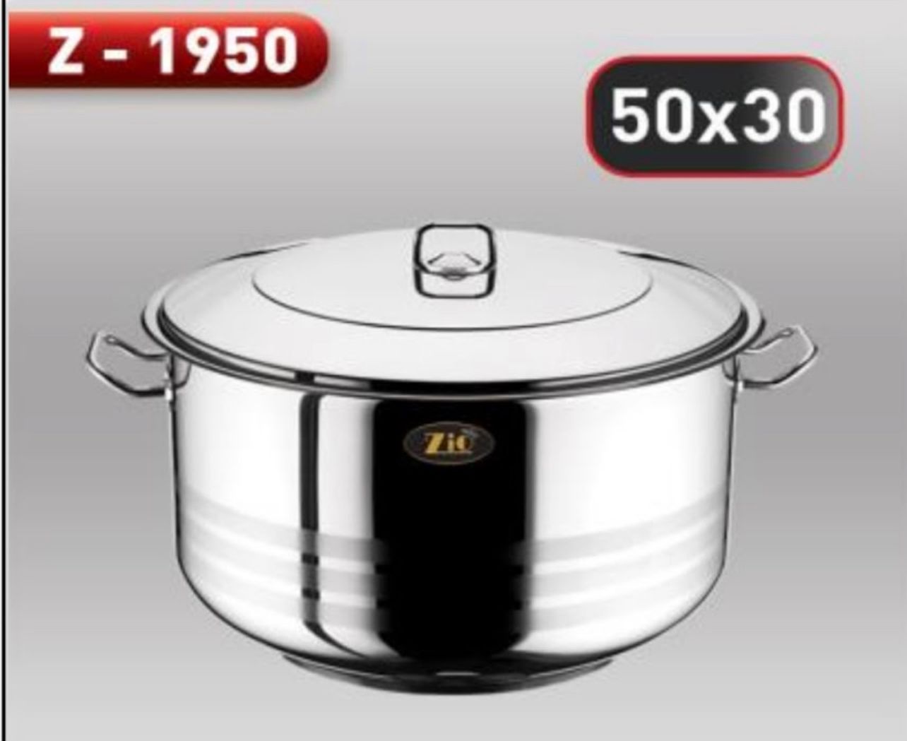 Stainless Steel Cooking Pot with Lid Model: Z-1950