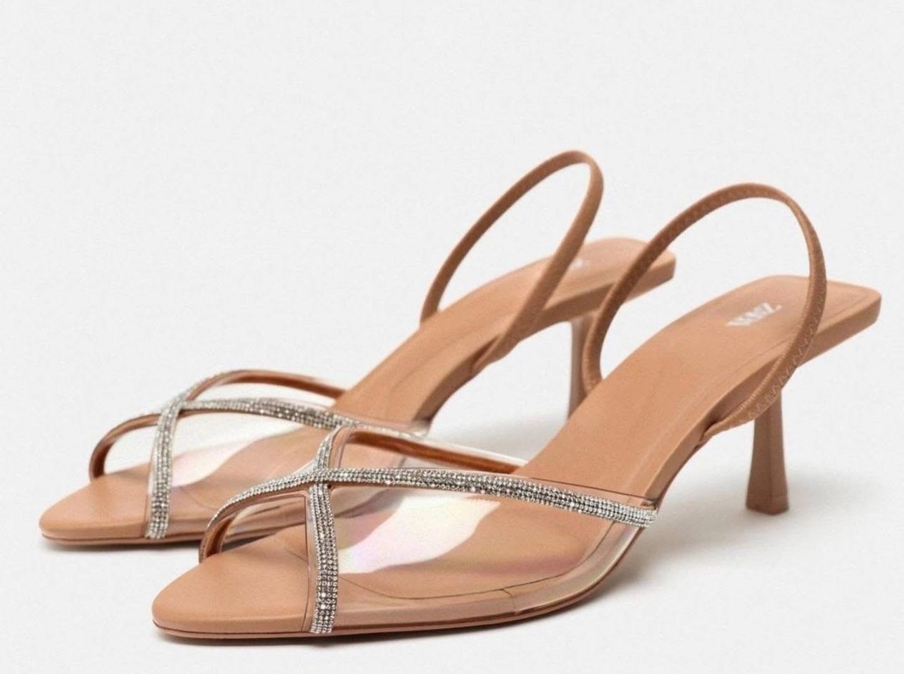 Women Heel Sandal – Crystal Strap Model
